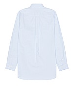 TS(S) Pastel Color Cotton Oxford Cloth B.d. Shirt in BLUE, view 2, click to view large image.
