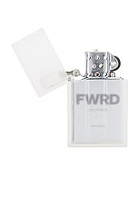Tsubota Pearl x Fwrd Hard Edge Colour Lighter in Frosty White, view 4, click to view large image.