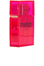 Tsubota Pearl x Fwrd Hard Edge Transparent Lighter in Pink, view 3, click to view large image.