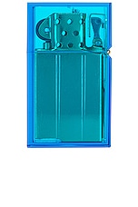 Tsubota Pearl x Fwrd Hard Edge Transparent Lighter in Blue, view 2, click to view large image.