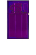 Tsubota Pearl x Fwrd Hard Edge Transparent Lighter in Purple, view 2, click to view large image.