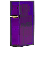 Tsubota Pearl x Fwrd Hard Edge Transparent Lighter in Purple, view 3, click to view large image.