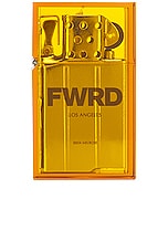 Tsubota Pearl x Fwrd Hard Edge Transparent Lighter in Yellow, view 1, click to view large image.