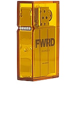 Tsubota Pearl x Fwrd Hard Edge Transparent Lighter in Yellow, view 3, click to view large image.