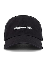 thisisneverthat T-Logo Cap in Black, view 1, click to view large image.