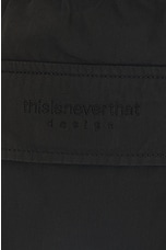 thisisneverthat Utility Short in Black, view 3, click to view large image.