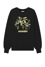 thisisneverthat Nightmare Crewneck in Dark Grey, view 1, click to view large image.