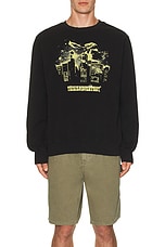 thisisneverthat Nightmare Crewneck in Dark Grey, view 3, click to view large image.