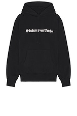 thisisneverthat T Logo Hoodie in Black | FWRD
