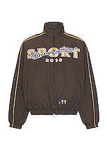 thisisneverthat Sport 2010 Bomber Jacket in Brown, view 1, click to view large image.