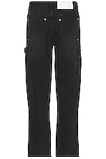 thisisneverthat Denim Carpenter Pant in Black, view 2, click to view large image.
