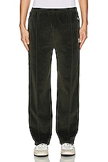 thisisneverthat Velour Track Pant in Green, view 5, click to view large image.