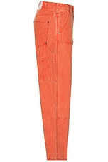 thisisneverthat Washed Carpenter Pant in Orange, view 3, click to view large image.