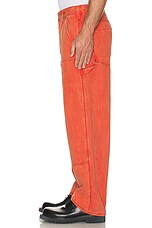 thisisneverthat Washed Carpenter Pant in Orange, view 5, click to view large image.