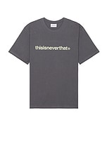 thisisneverthat T-Logo Tee in Dark Grey, view 1, click to view large image.