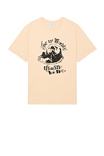 thisisneverthat Otter Tee in Apricot, view 1, click to view large image.