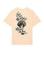 thisisneverthat Otter Tee in Apricot, view 2, click to view large image.