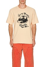 thisisneverthat Otter Tee in Apricot, view 3, click to view large image.