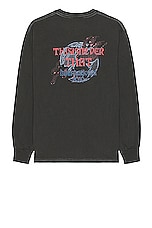 thisisneverthat Meteor Long Sleeve Tee in Charcoal, view 2, click to view large image.