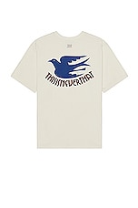 thisisneverthat Swallow Tee in Natural, view 2, click to view large image.