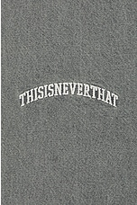 thisisneverthat Washed Denim Shirt in Grey, view 3, click to view large image.