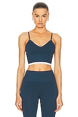 THE UPSIDE Form Seamless Bronte Bra in Blue, view 1, click to view large image.