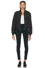 THE UPSIDE Kita Bomber Jacket in Black, view 4, click to view large image.