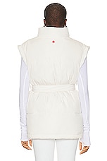 THE UPSIDE Chalet Oslo Puffer Gilet Vest in Powder, view 4, click to view large image.