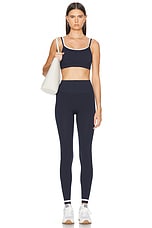 THE UPSIDE Form Seamless 25 in Midi Pant in Navy, view 4, click to view large image.