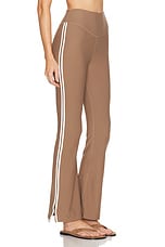 THE UPSIDE Peached Florence Flare Pant in Mocha, view 1, click to view large image.