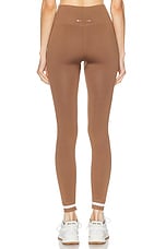 THE UPSIDE Form Seamless 25 in Midi Pant in Brown, view 3, click to view large image.