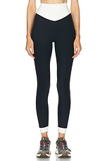 THE UPSIDE Alcaraz 25' High Midi Legging in Black, view 2, click to view large image.