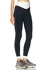 THE UPSIDE Alcaraz 25' High Midi Legging in Black, view 3, click to view large image.