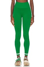 THE UPSIDE Form Seamless 24' Midi Legging in Green, view 1, click to view large image.