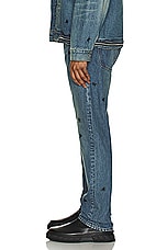 Undercover Denim Jean in Light Blue Indigo, view 5, click to view large image.