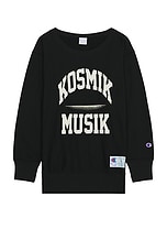 Undercover x Champion Kosmik Musik Sweatshirt in Black | FWRD