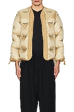 Undercover M-65 Jacket in Beige, view 5, click to view large image.