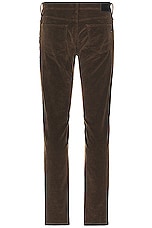 Undercover Stripe Pant in Brown, view 2, click to view large image.