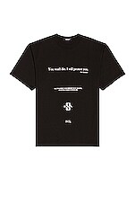 Undercover Evangelion Tee in Black | FWRD