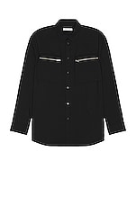 Undercover Long Sleeve Shirt in Black, view 1, click to view large image.
