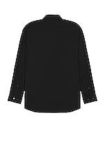 Undercover Long Sleeve Shirt in Black, view 2, click to view large image.