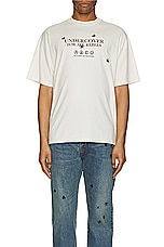Undercover Graphic Tee in Off White, view 4, click to view large image.