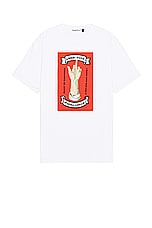 Undercover Tee in White, view 1, click to view large image.