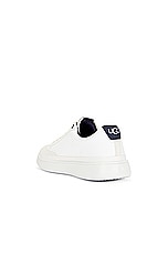 UGG South Bay Low Sneaker in White, view 3, click to view large image.