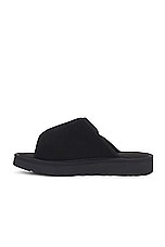 UGG Goldencoast Strap Slide in Black, view 5, click to view large image.