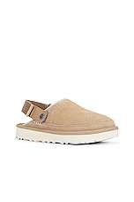 UGG Goldencoast Clog in Sand & Santorini, view 2, click to view large image.