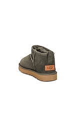 UGG Classic Ultra Mini Boot in Forest Night, view 3, click to view large image.