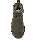 UGG Classic Ultra Mini Boot in Forest Night, view 4, click to view large image.