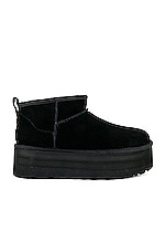 UGG Classic Ultra Mini Platform Boot in Black, view 1, click to view large image.