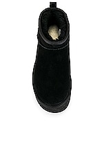 UGG Classic Ultra Mini Platform Boot in Black, view 4, click to view large image.